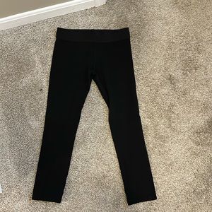 BCBG cropped waist-band leggings
